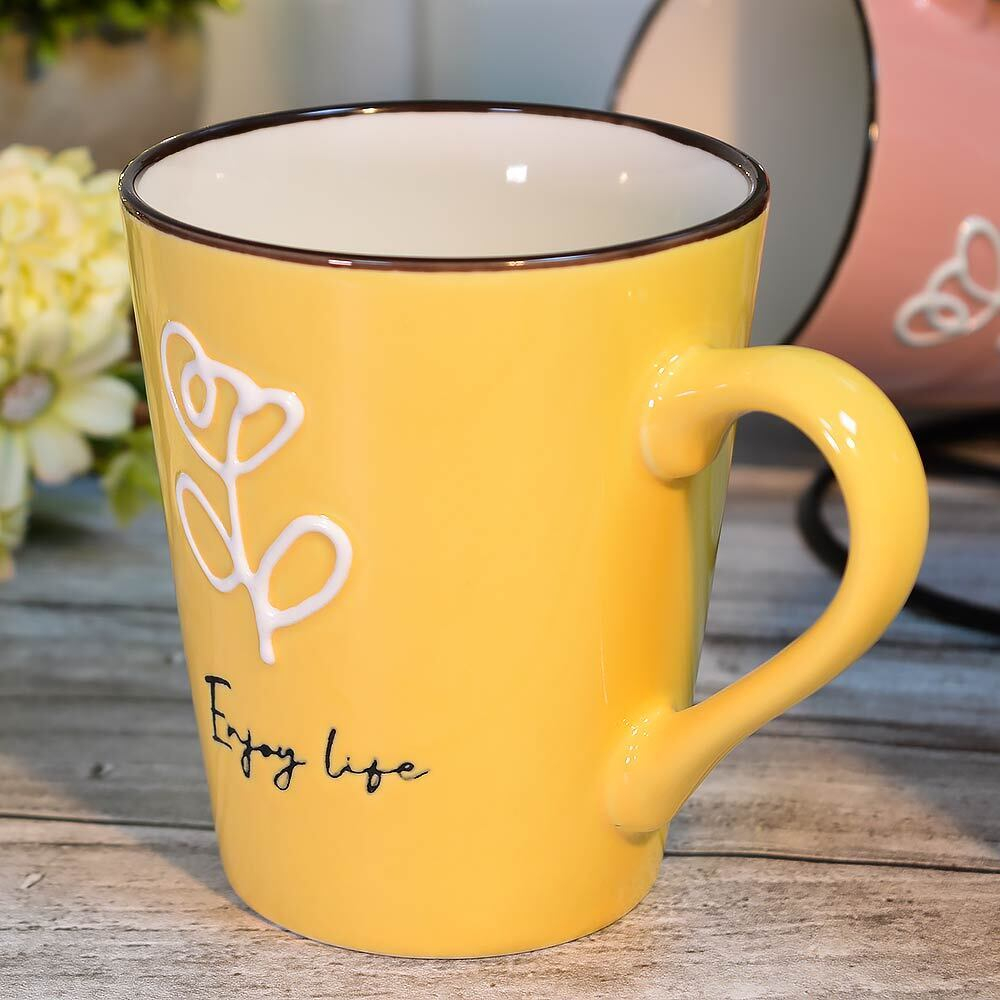 Набор кружек 4шт 380мл на подставке, 202363