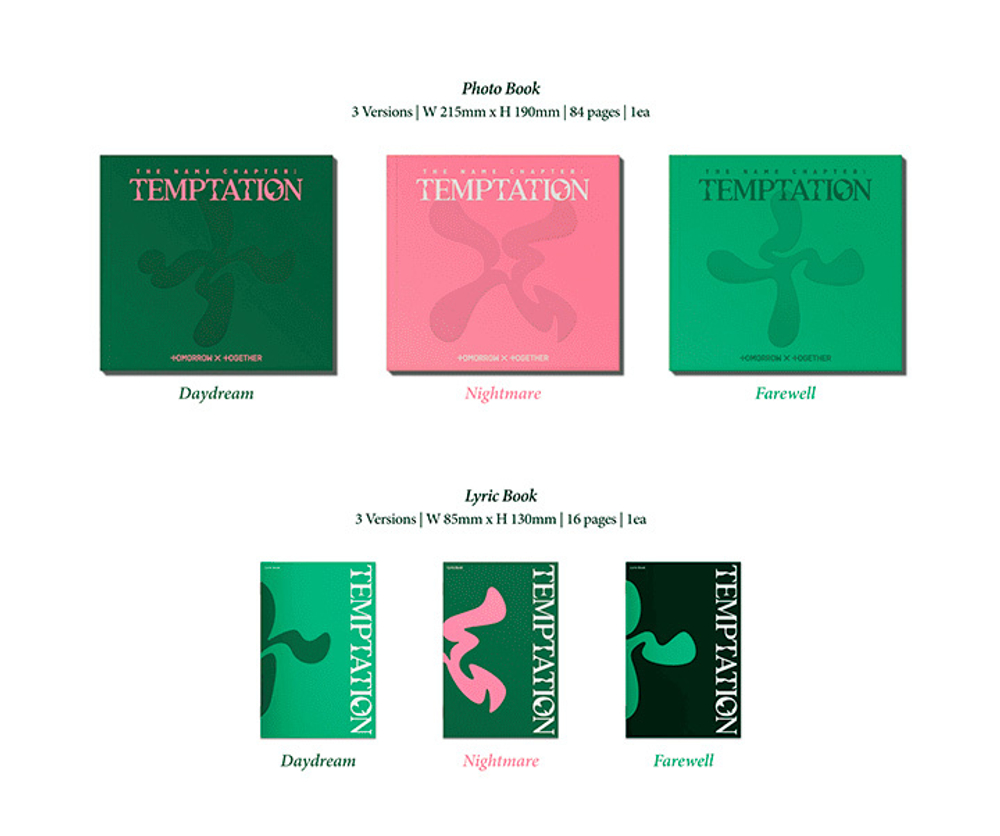 Альбом TOMORROW x TOGETHER (TXT) - The Name Chapter: TEMPATION