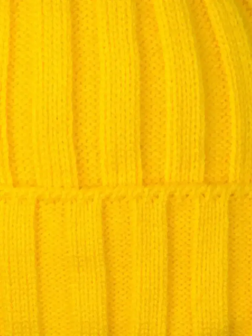 Шапка детская вязаная осенняя с помпоном