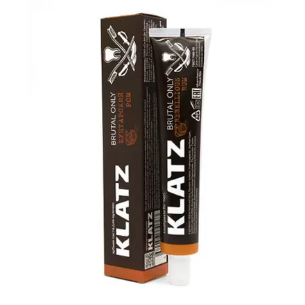 KLATZ Brutal Only Зубная паста для мужчин Бунтарский ром 75 ml