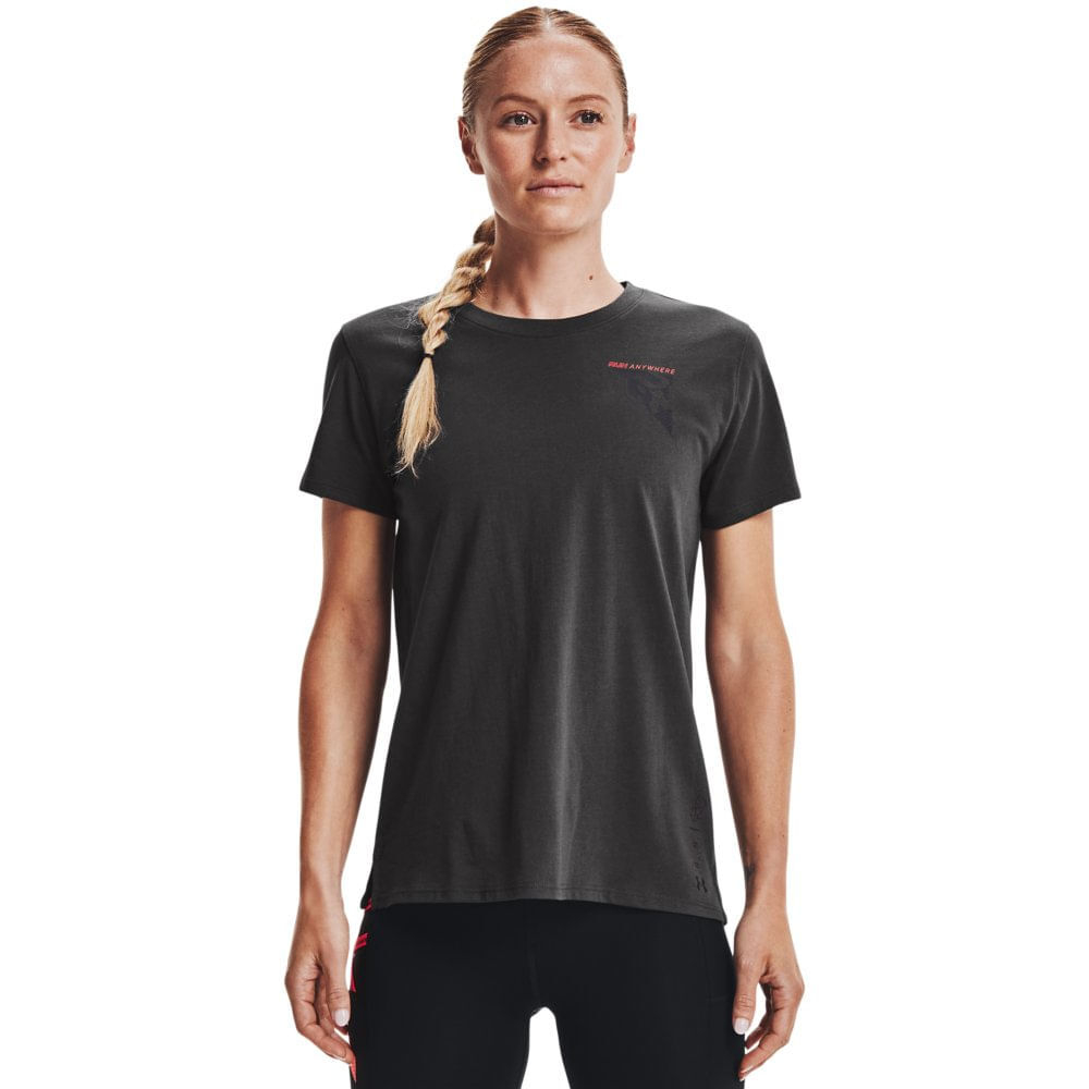 Футболка женская Under Armour UA Run Anywhere Short Sleeve