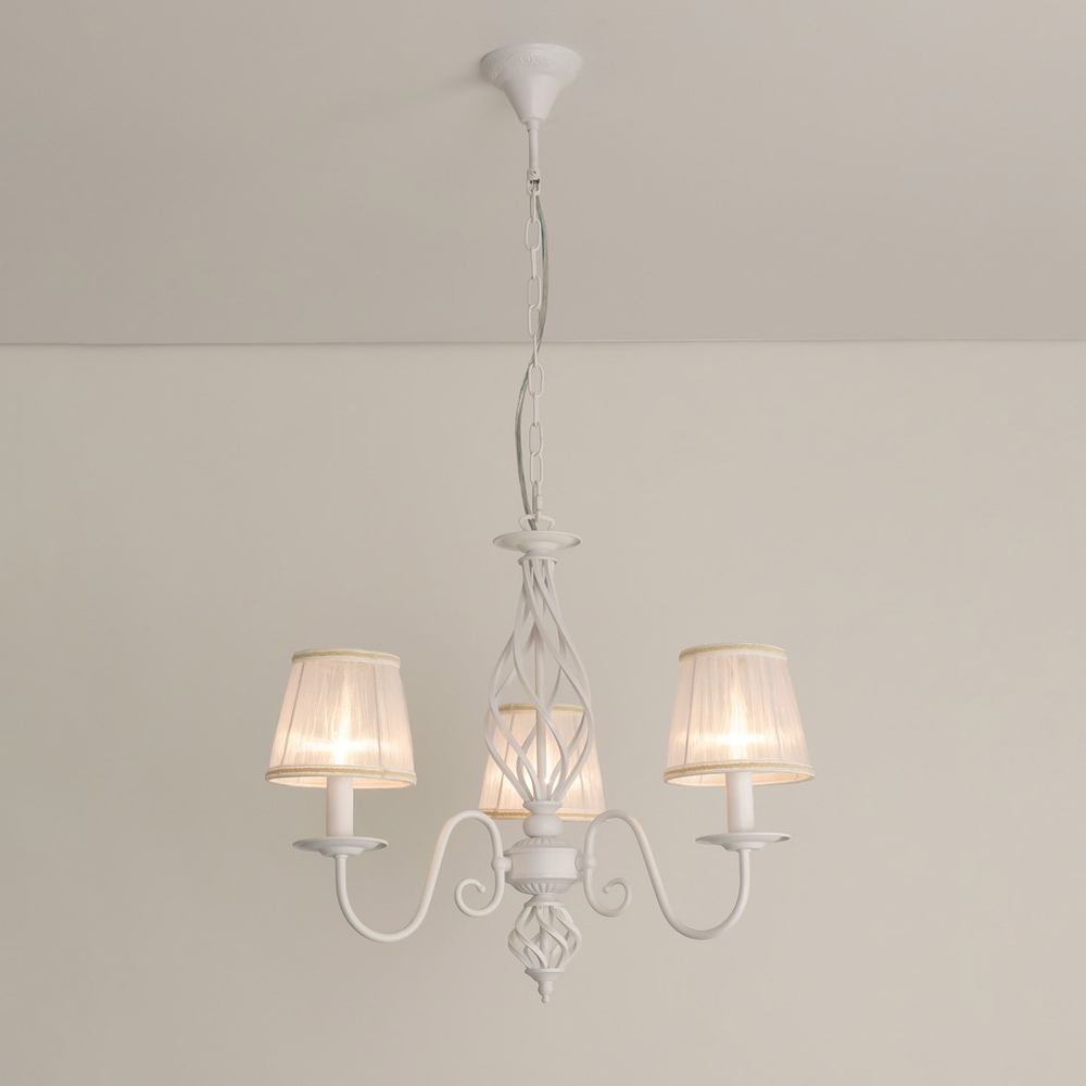 Citilux Ровена CL427130 Люстра с абажурами Белая