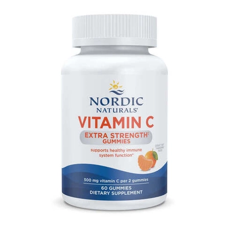 Vitamin C Extra Strength 60 жевательных таблеток Nordic Naturals