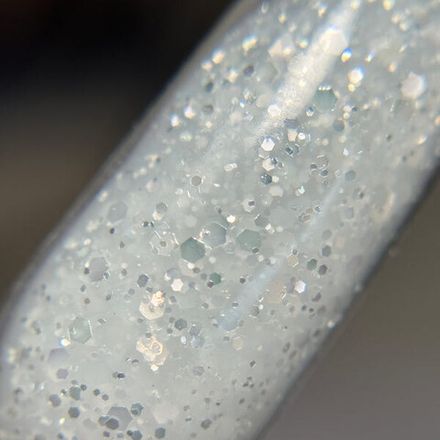 Grattol Gel Opal 02 - Гель молочный с блестками, 15мл