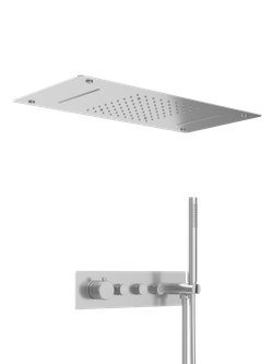 Душевой комплект STWORKI STUDIO S51210S + S512692S С ВНУТРЕННЕЙ ЧАСТЬЮ, сталь