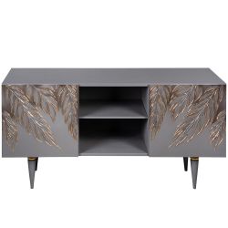 Тумба под ТВ Тропик 117см Классика Серый Голд