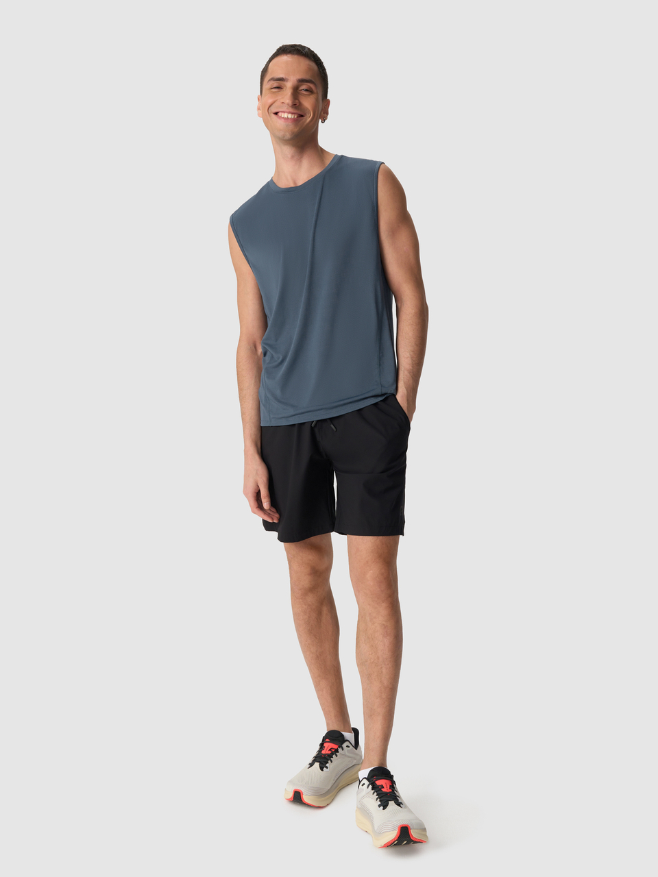 Майка мужская GRI Фитнес синяя