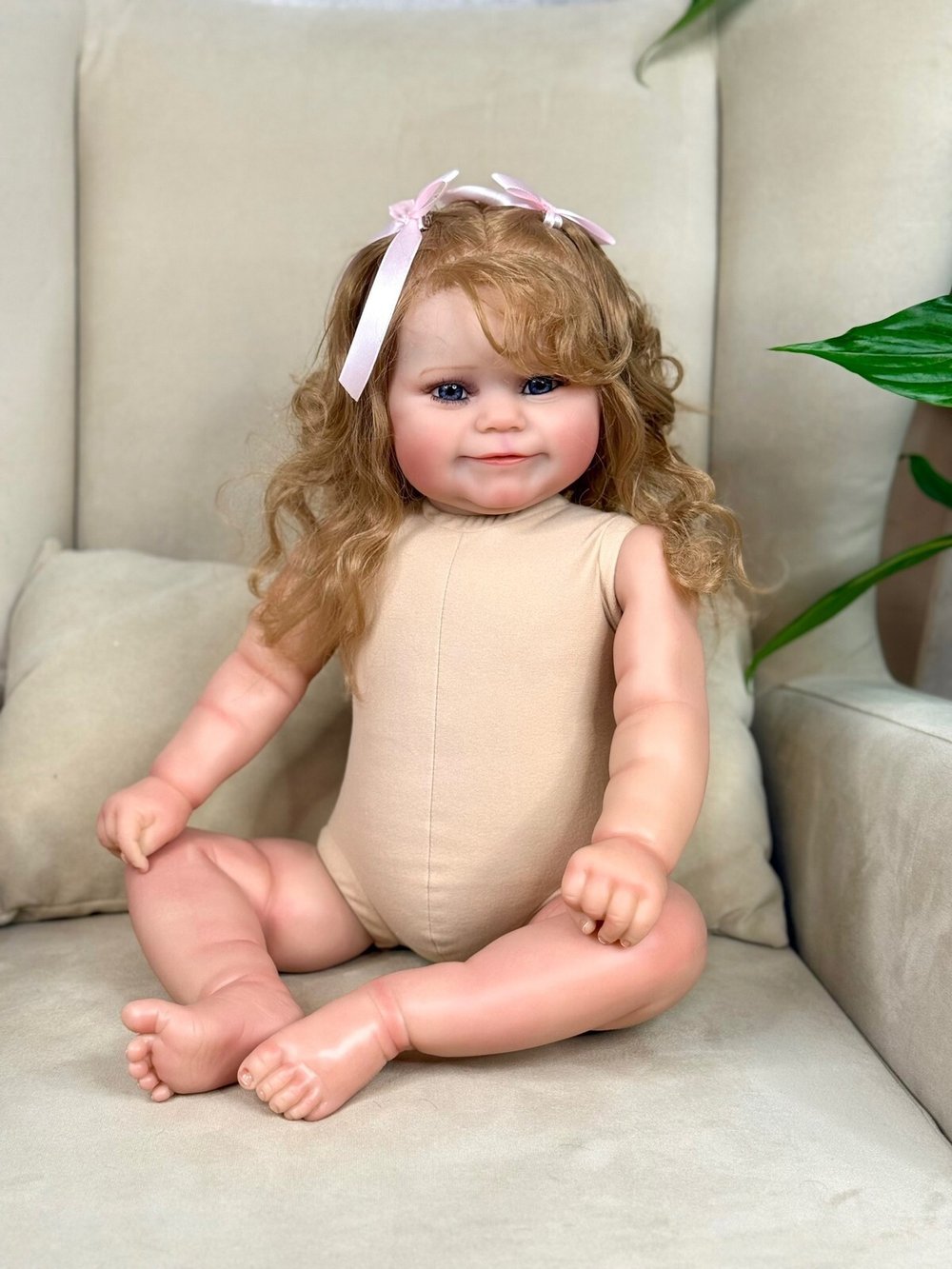 Кукла Реборн мягконабивная 60см (FA-962)