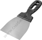 ЗУБР 80 мм, пластиковая ручка, нержавеющий, Шпатель, МАСТЕР (10077-08)