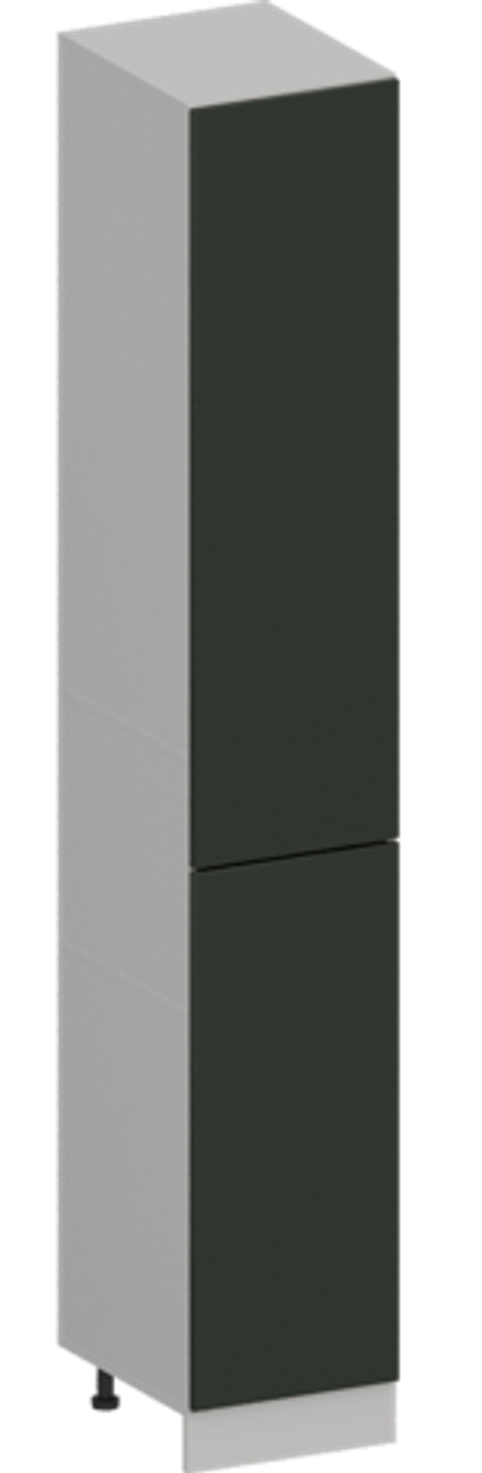 Кухня Модуль ШП 400Н Белый / Насыщенно-зеленый