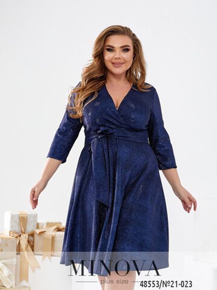 Платье 21-023-темно-синий Minova Фото 2