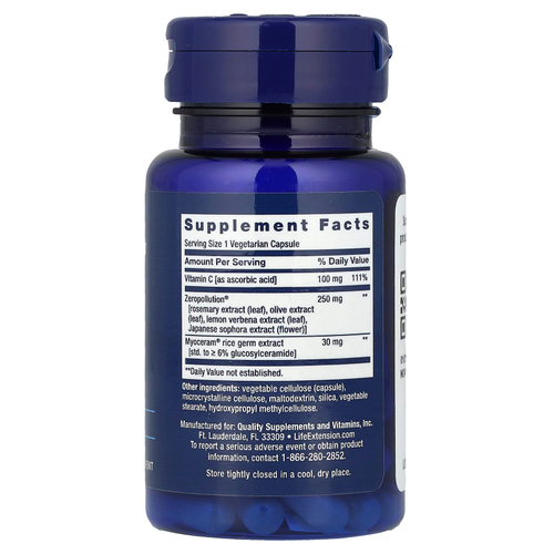 Life Extension, Daily Skin Defense, 30 вегетарианских капсул