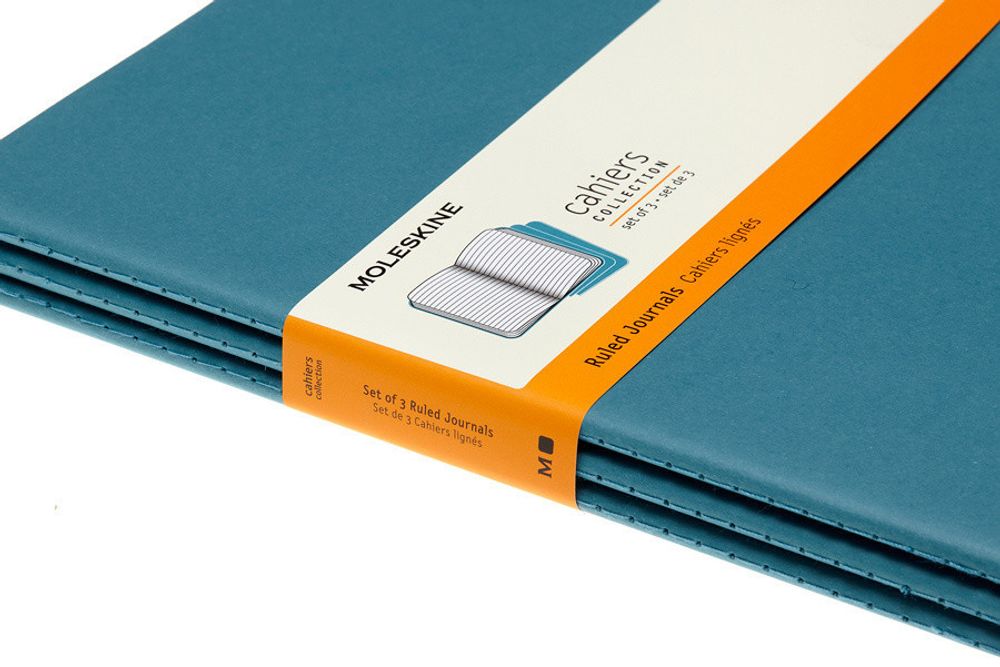 Блокнот Moleskine Cahier Journal XLarge 190х250 мм 120 стр линейка 3 шт (CH021B44)