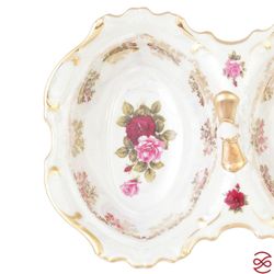 Менажница Queen's Crown Роза перламутр 26 см