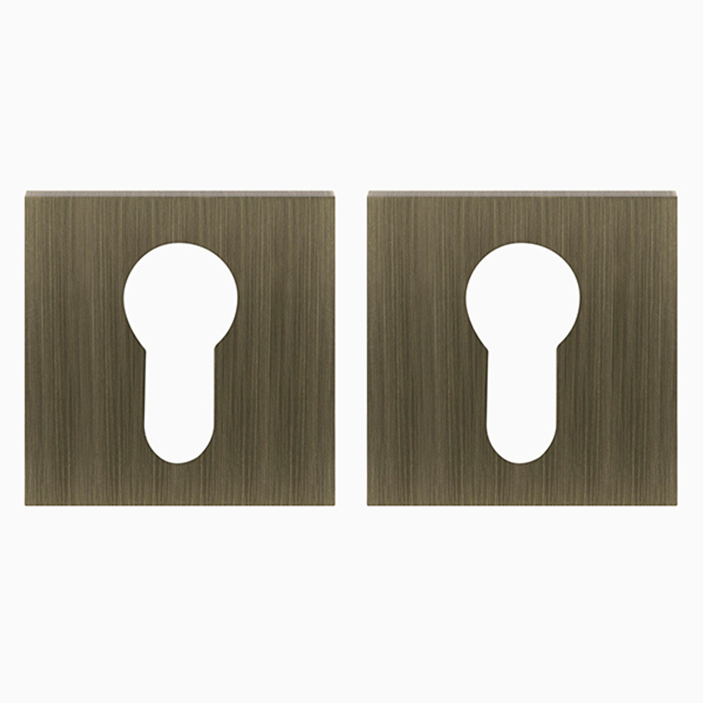 Накладка под цилиндр ET DM ABG-6 зеленая бронза