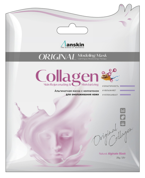 [Anskin] Collagen Modeling Mask - Маска альгинатная с коллагеном укрепляющая, 25 гр