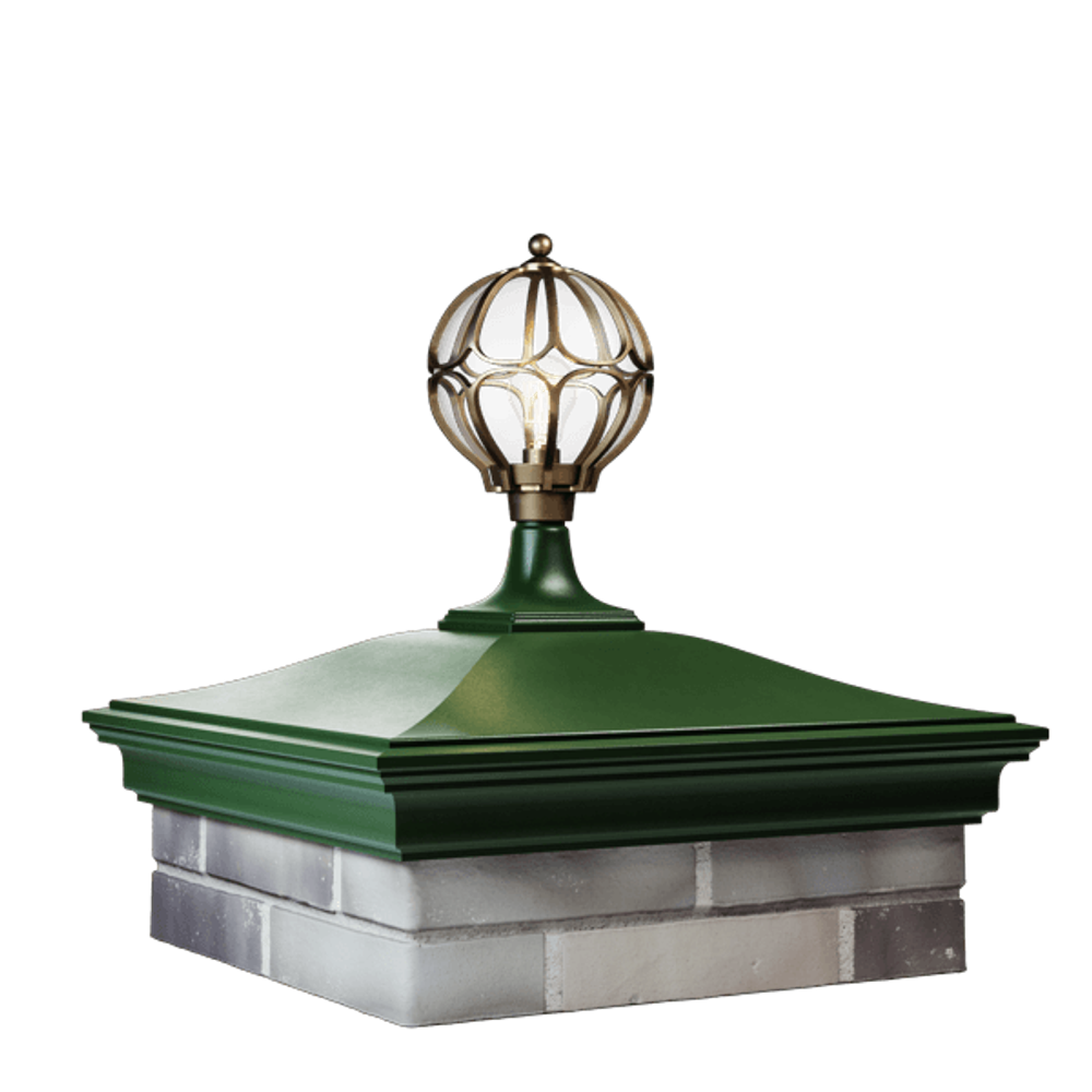 Колпак для забора MONBLAN под фонарь на 2 кирпича