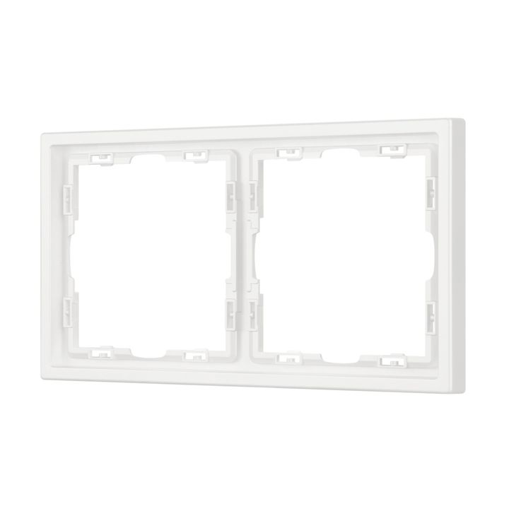 Рамка пластиковая Arlight FRM-NOBE-SFPL-2-WH 054215