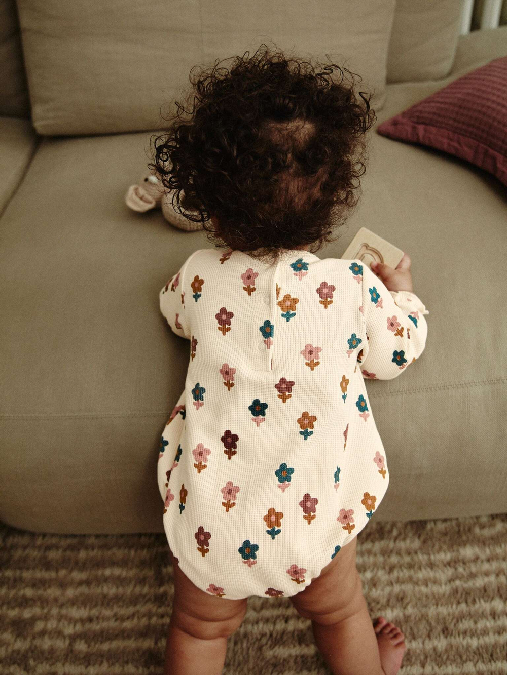 Боди с длинным рукавом для малышей Next 849-230, 2 шт., Светло-бежевый, Оранжевый