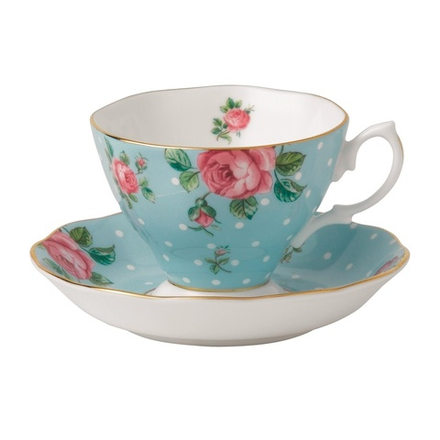 Royal Albert Чашка Polka с блюдцем 180 мл