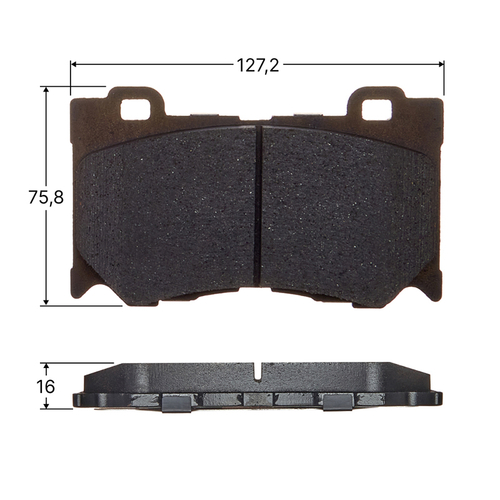 Колодки тормозные дисковые Avantech передние (противоскрипная пластина в компл.) AV4502