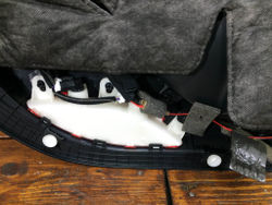 Обшивка двери передней правой Hyundai Santa Fe 4 (TM) 18-23 Б/У Оригинал 82308S1290