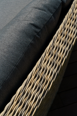 2-х местный диван из искусственного ротанга ВЕНЕЦИЯ (цвет: коричневый)