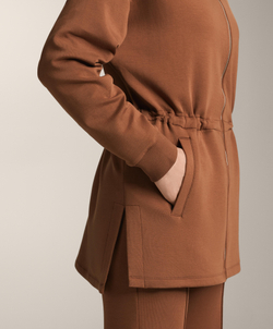 Oysho Длинный жакет с регулируемой талией, горчичный