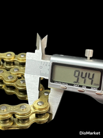 Цепь приводная (520HV-120L) сальниковая усиленная 120 звеньев шаг 520 золотая СN