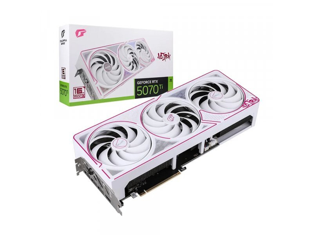 Видеокарта Colorful Nvidia GeForce RTX 5070 Ti ULTRA [RTX 5070 Ti Ultra W OC 16GB-V]