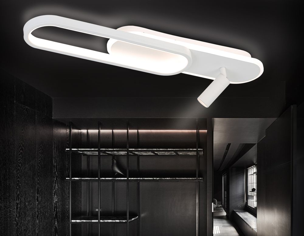 Ambrella Настенно-потолочный светодиодный светильник с пультом LineTech FL5108