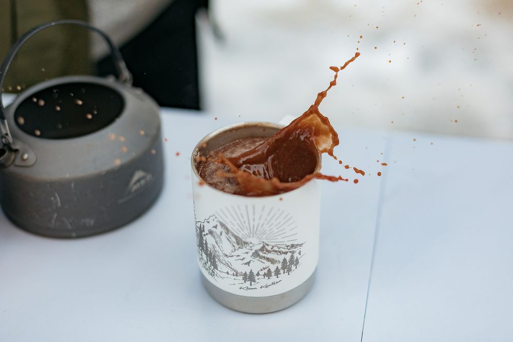 Термокружка Klean Kanteen Camp Mug 12oz (355 мл) Mountain White