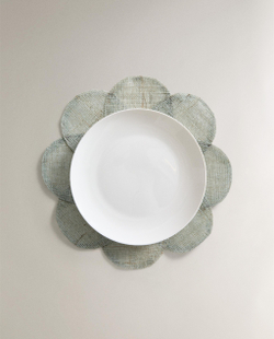 Zara Home сервировочная салфетка из рами, цветочный мотив, 38 38 см