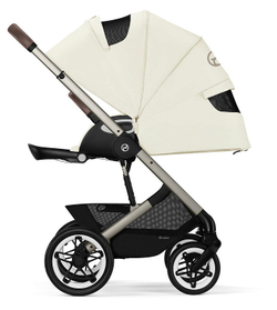 Коляска 2 в 1 Cybex Talos S Lux TPE Seashell Beige с дождевиками прогулочного блока и люльки