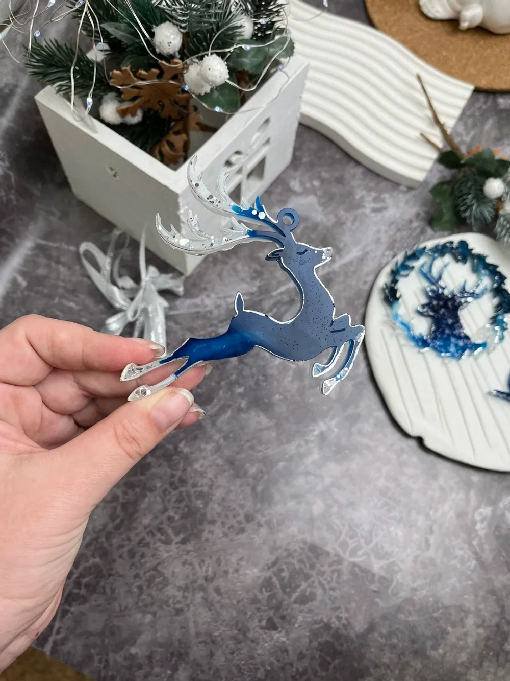 Набор новогодних елочных 3 шт