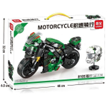 Конструктор гоночный Мотоцикл со шлемом ЛЕЙБАО "LEIBAO / Motorcycle/ NO. 8101, 8102, 8103, 8105, 8106, 8107, 8108, 8109" 9видов, 330-377дет.