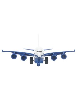 Самолет детский металлический 22 см Авиалайнер
