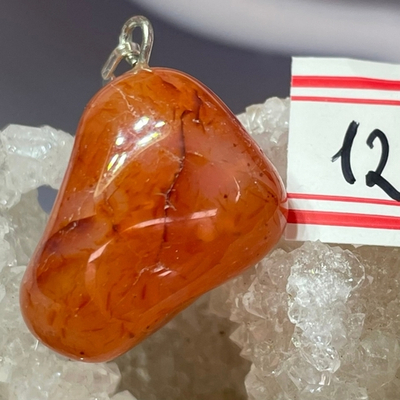 30473 Сердолик кулон галтовка 20-22мм Уругвай