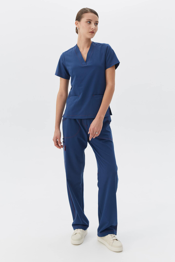 Брюки медицинские женские Лаконико, индиго