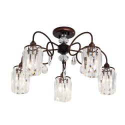 Citilux Синди CL330153 Люстра хрустальная Коричневая