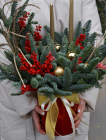 Большая композиция со свечами