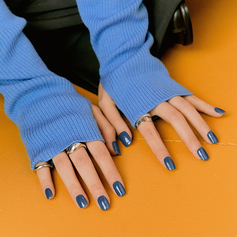 ohora Gel Nail Sticker N Cream Indigo - наклейки для ногтей, 1 шт.