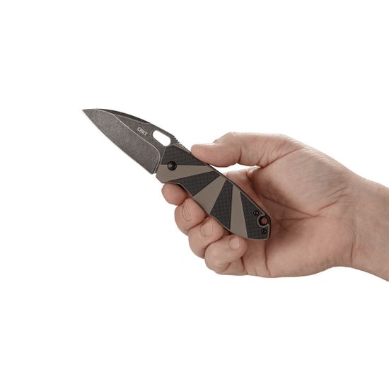 Складной нож CRKT 2440 Heron c клинком из стали 8Cr13MoV, рукоять G10 / карбон