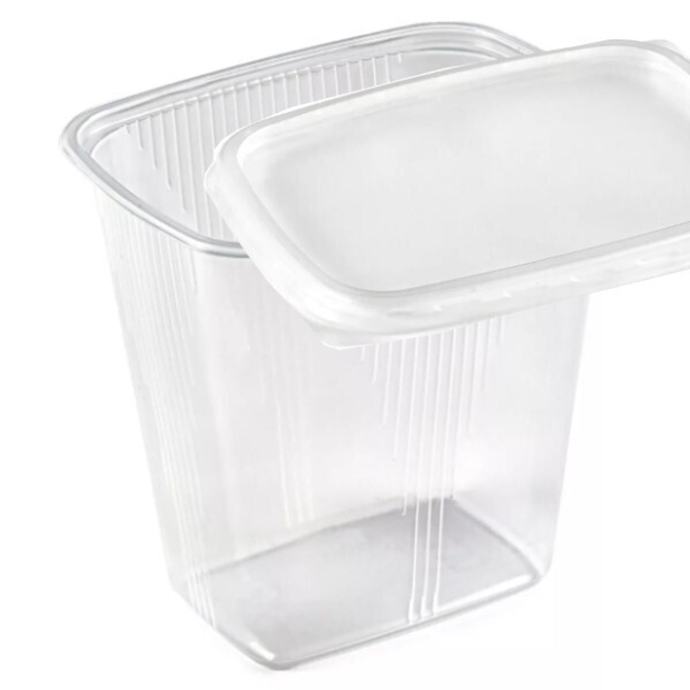 Контейнер с крышкой У-Юнити 500г ПРЯМОУГ (комплект 100 шт)