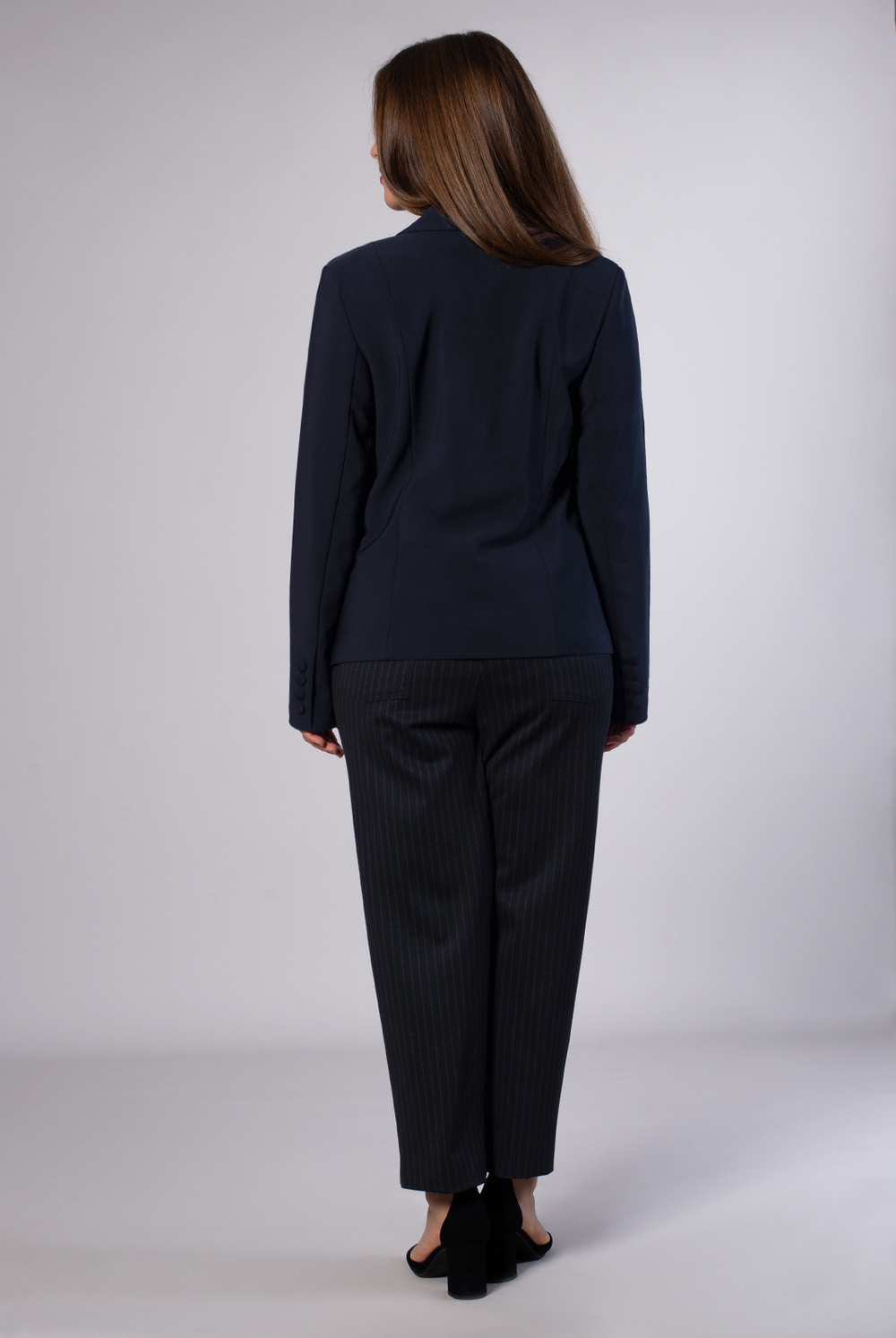 Жакет женский 3768ЗП, Тёмно тёмно син #70ТТСи043768ЗП