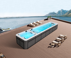 Плавательный гидромассажный спа-бассейн Victoria Star VS-GT1001 с двумя чашами