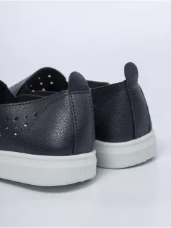 Мокасины летние с перфорацией