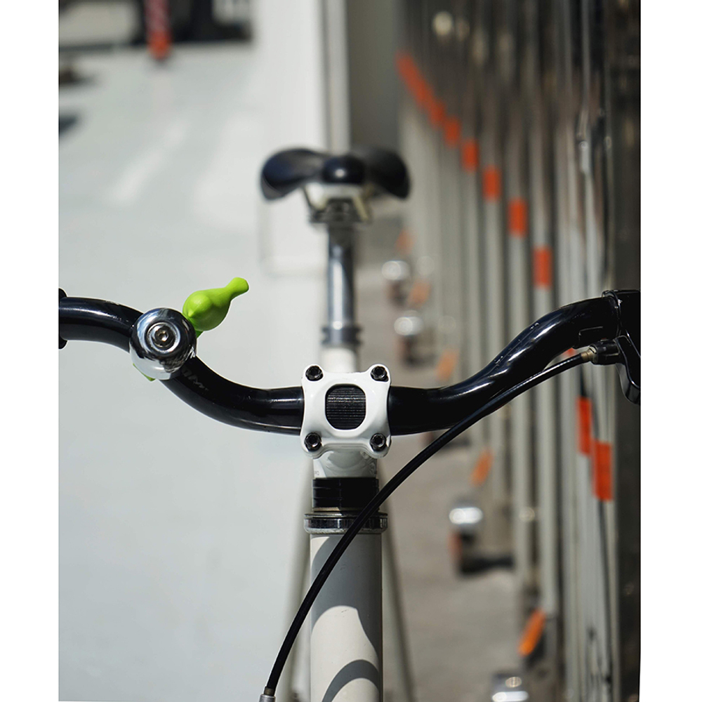 Звонок велосипедный bird, зеленый