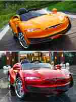 Детский электромобиль "Tehilu CL-6166" оранжевый