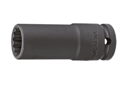Ударная длинная головка 1/2" 12мм. 12 граней 84302M12
